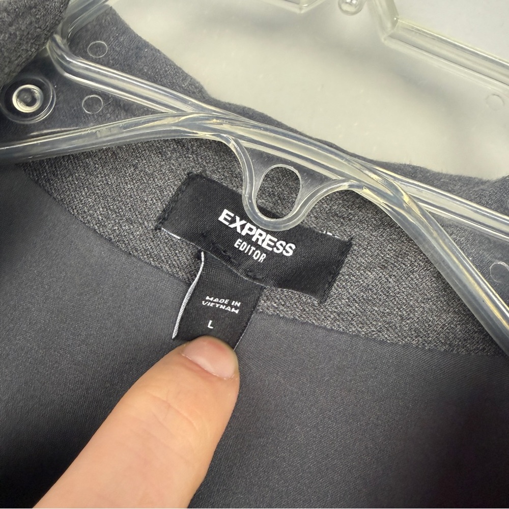 Express Editor Soft Structured Button Blazer - image 5